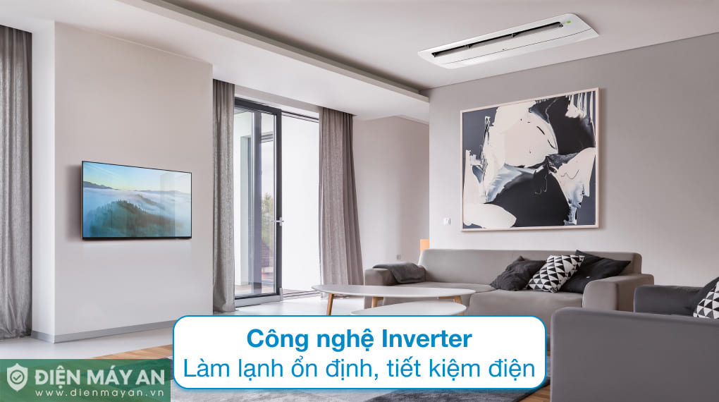 Điều hòa âm trần LG Inverter 18000 BTU 1 hướng thổi ZTNQ18GTLA0